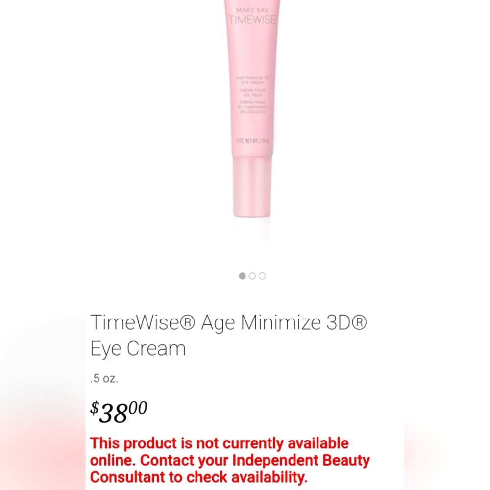 Mary Kay- TimeWise Age Minimizer 3D Eye Cream